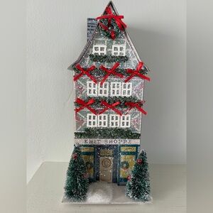 EUC George & Viv for Anthropologie Light-up Holiday Village House
